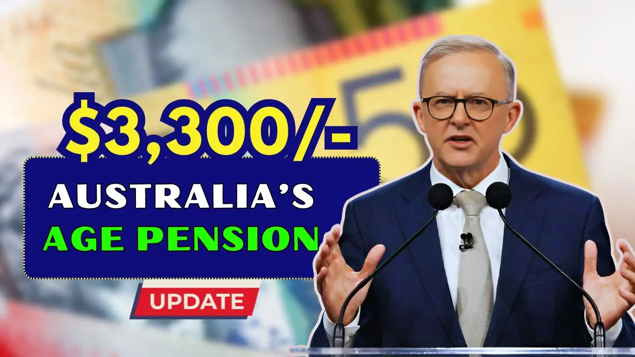 3300 Australias Age Pension in 2025