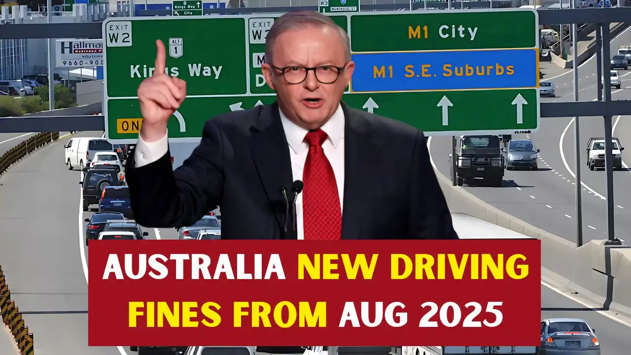 Australia New Driving Fines from aug 2025